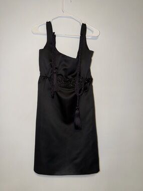 Paul Smith Black Midi Dress with Tassel Detail